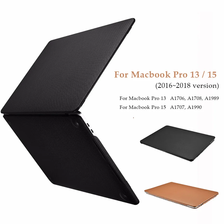 Чехол Icarer из натуральной кожи для Macbook Pro 13 A1706 A1708 A1989 чехол воловьей ноутбука 15 A1707