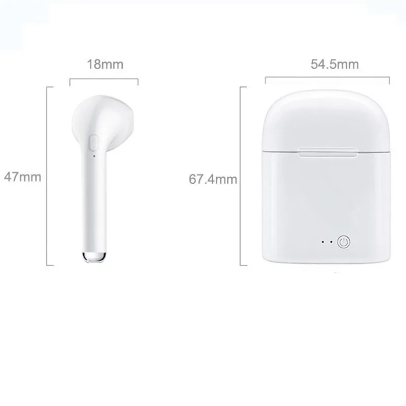 wireless bluetooth earphones mini earbuds sport handsfree earphone cordless headset with charging box for all smart phone eh free global shipping