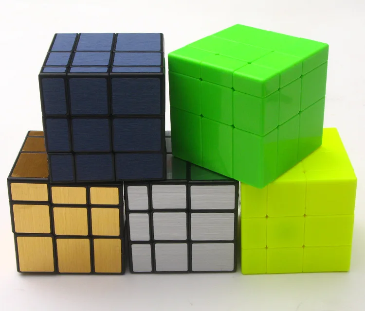 Moyu MofangjiaoShi ветряная мельница 3x3 зеркальный куб серебристо-золотой куб обучающая игрушка Cubo Magico идея подарка Прямая