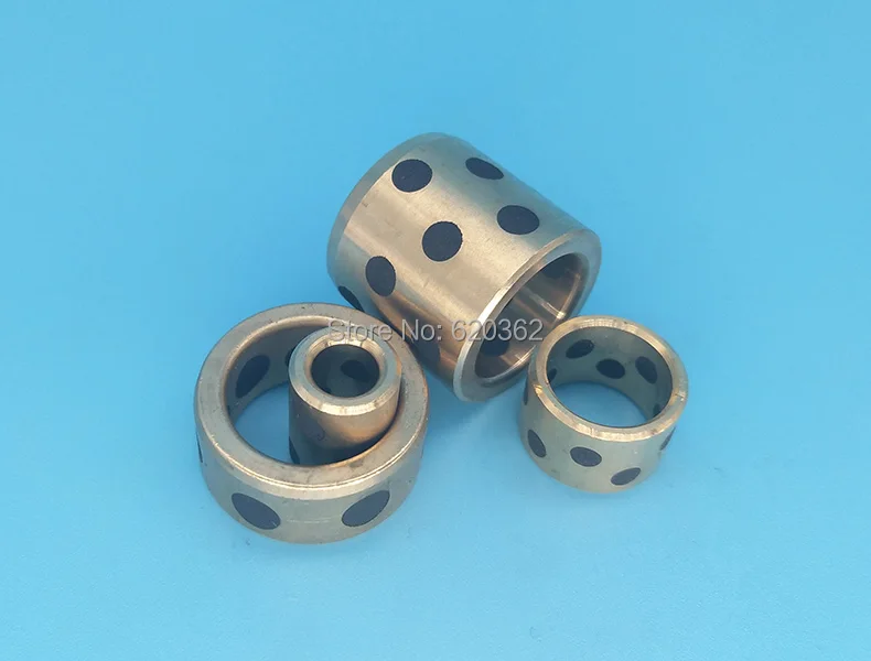 

1/PCS cylindrical oilless bearing 202810JDB Sliding bearing Bushing Self lubricating copper sleeve internal diameter 20mm