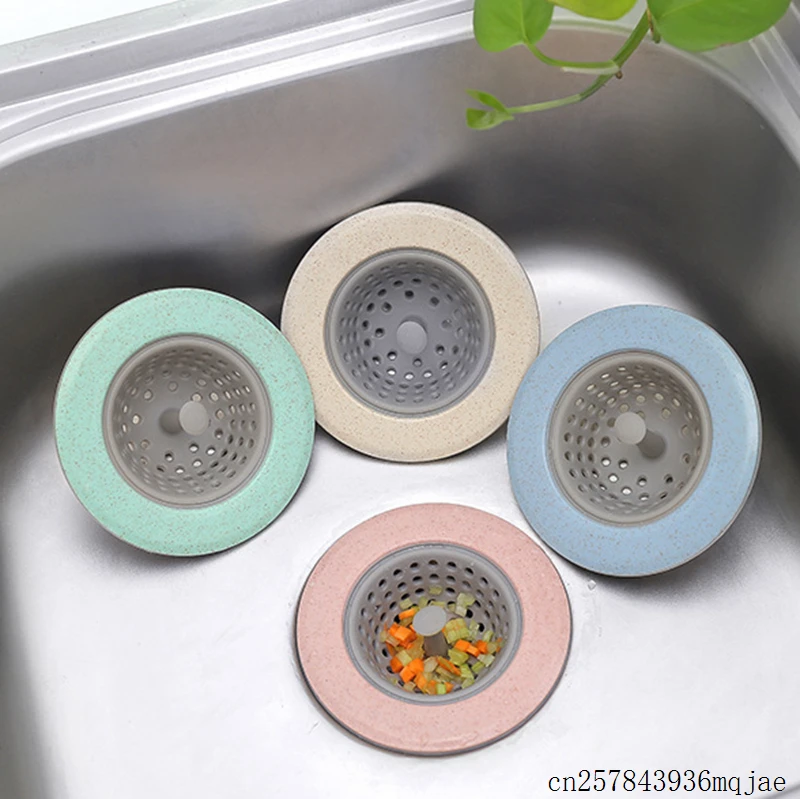 50pcs Kitchen Sink Filter Screen Floor Drain Hair Stopper Bath Catcher Hand Plug Strainer Cover Tool | Дом и сад