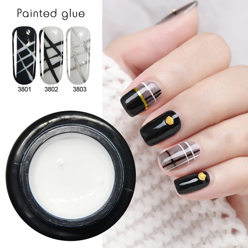 Гель лак для ногтей Человек паук Профессиональный эластичный сделай сам клей