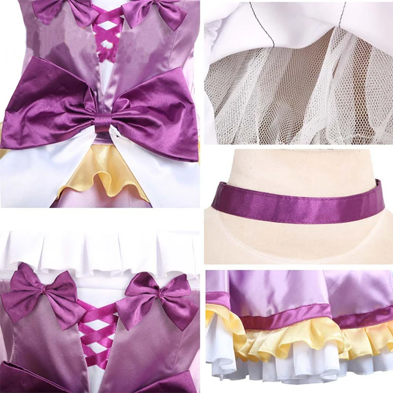 ROLECOS аниме BanG Dream! Маскарадные костюмы пастельные * палитры Wakamiya Eve костюм