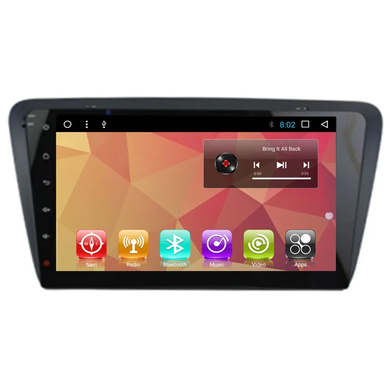 Автомобильный мультимедийный стерео плеер на Android 10 1 дюйма GPS навигация DVD радио