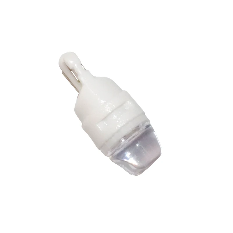 100 шт. Автомобильный светодиодный T10 ceramics 3 SMD 2835 Светодиодный 40MA Римский столбец 3D