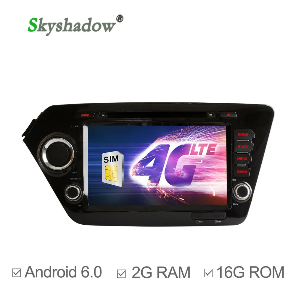 Ownice c500 1024*600 Android 6.0 Quad Core 2 ГБ RAM dvd плеер автомобиля RDS Радио блютуз GPS 4 Г SIM LTE для KIA k2