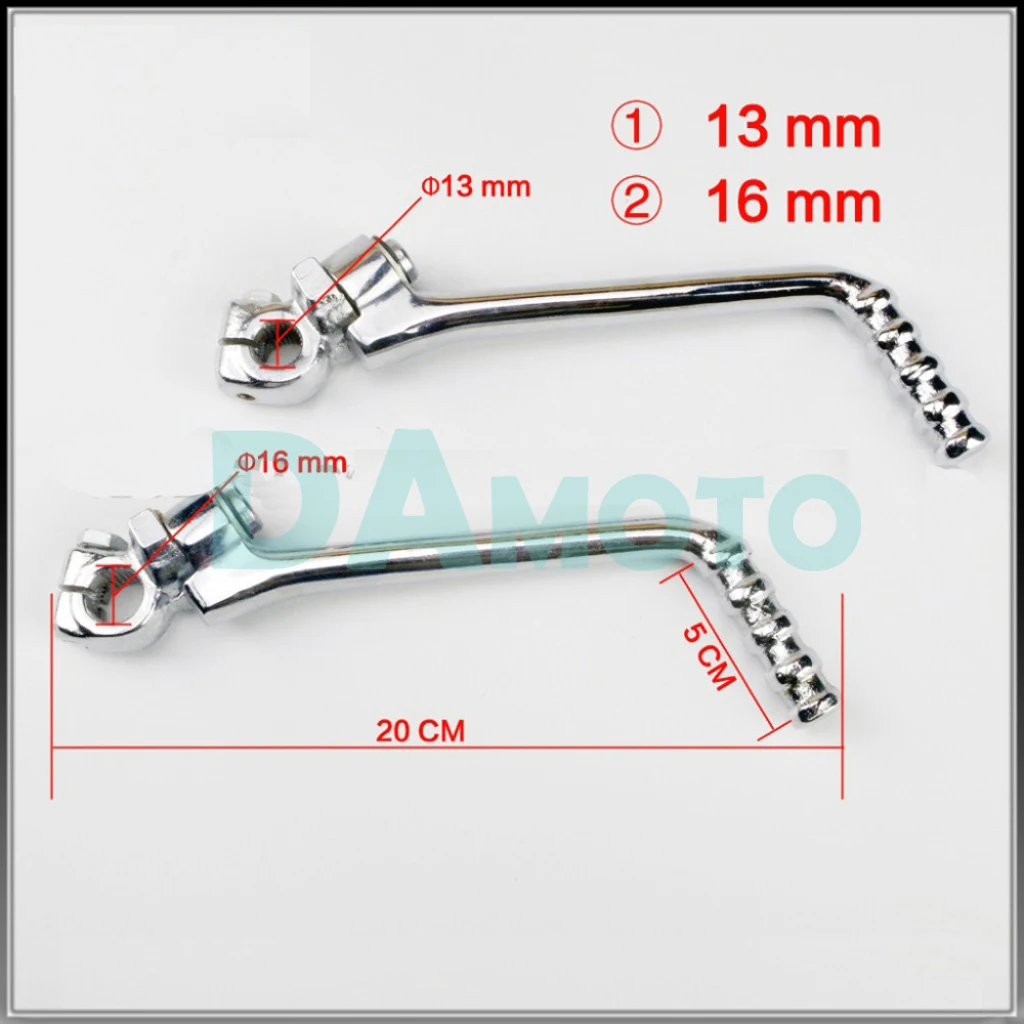Для KAWASAKI KE KL KLX KX KDX KZ 125 175 200 250 Кроссовый питбайк мотовездеход квадроцикл хром