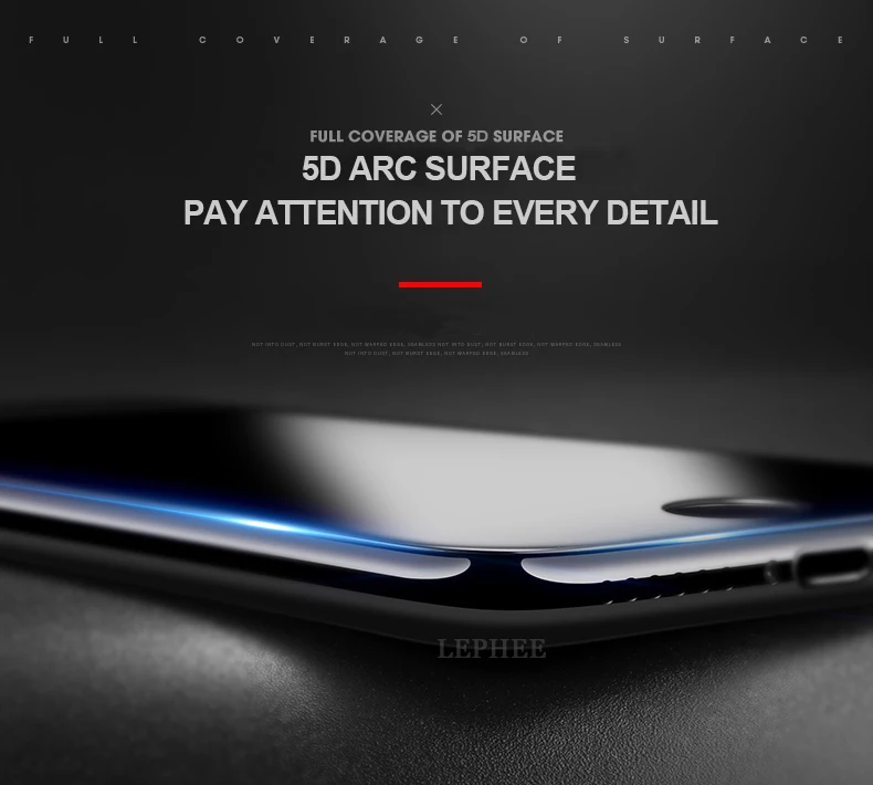 5D изогнутое закаленное стекло для iPhone 6 Plus для iPhone 6S Plus Защитное стекло для экрана полная защитная пленка 3D Анти-взрыв