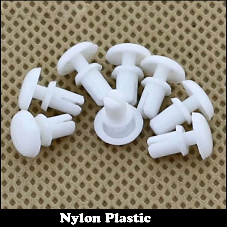100 шт. R5045 диаметр отверстия Белый Черный Нейлон Пластиковая изоляционная