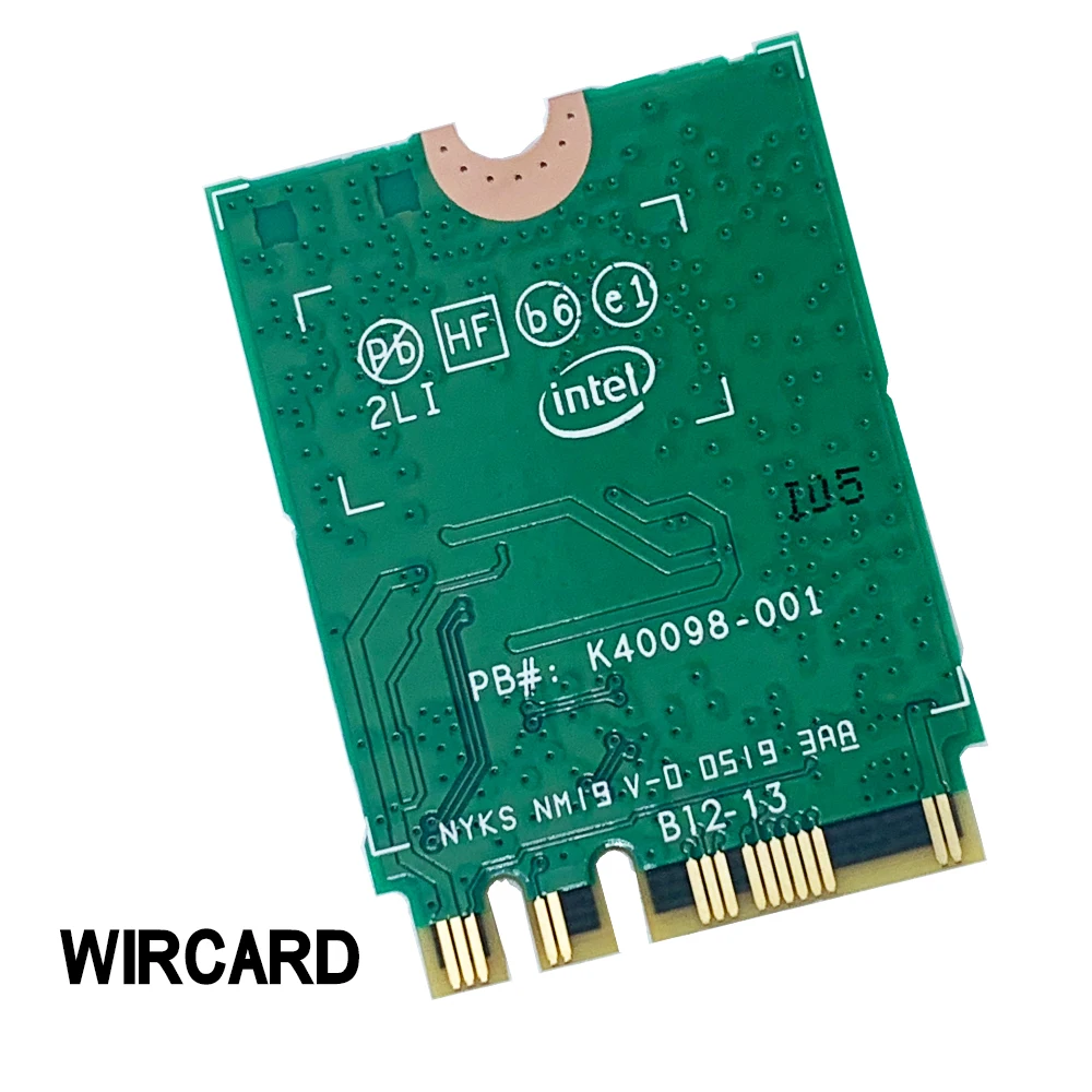 WIRCARD для двухдиапазонной беспроводной сети AX200 2400 Мбит/с AX200NGW NGFF M.2 BT 5 0 Wi Fi сетевая