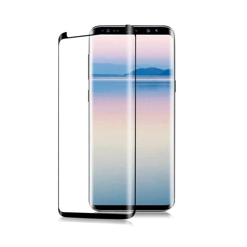 For Galaxy S9 Plus Eqvvol чехол, 3D изогнутое закаленное стекло, Защита экрана для samsung Galaxy S9 S8 Plus Note 8, полное покрытие, защитный - Цвет: For Galaxy S9 Plus