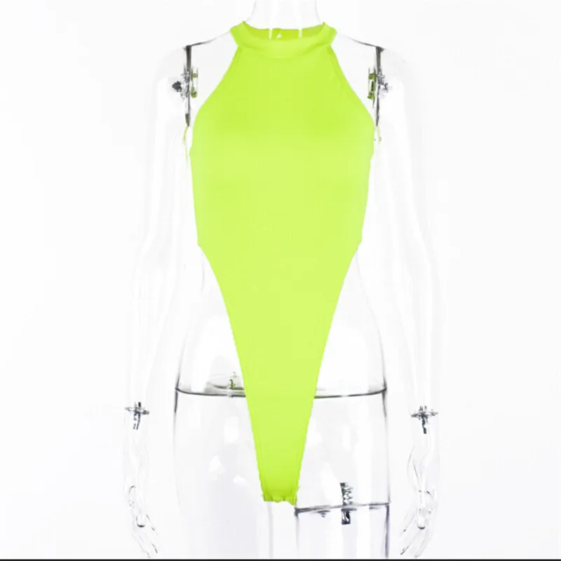 

Sexy Women Ladies Solid Skinny Slim Strappy Plunge V Neck Full Cotton Cross Summer Bodycon Bodysuit