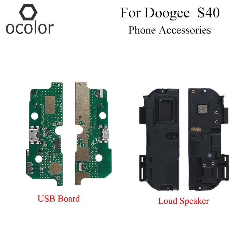 Громкий динамик в сборе Ocolor Для Doogee S40 USB-плата для зарядки сменный | Мобильные