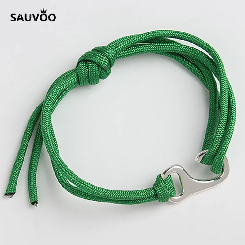 

SAUVOO 10pcs/lot Fishhooks Hook Clasps Connectors 17*32mm Antique Silver Color Zinc Alloy For Leather Bracelet DIY Findings