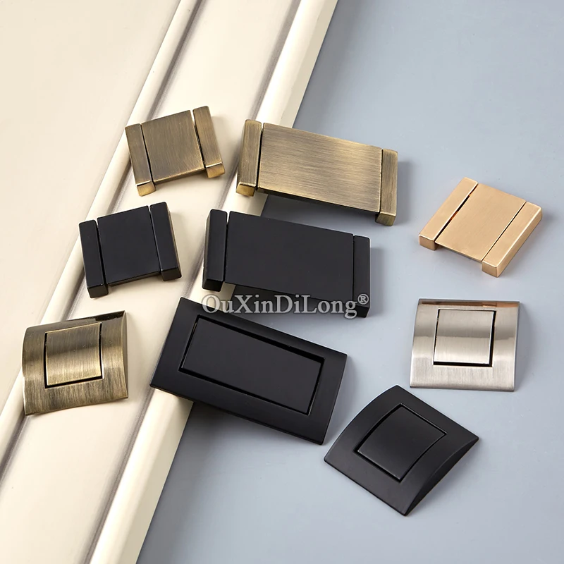 Европа ретро 2 шт. Встраиваемые Скрытые дверные ручки шкафа шкафчик мебельная