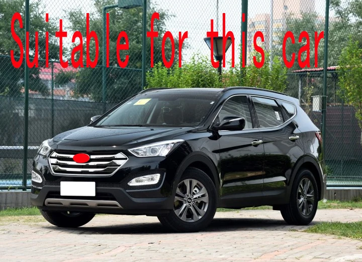Для Hyundai Santa Fe IX45 2013 2014 2015 2016 Пластик внешний козырек Vent Оттенки окна Защита от
