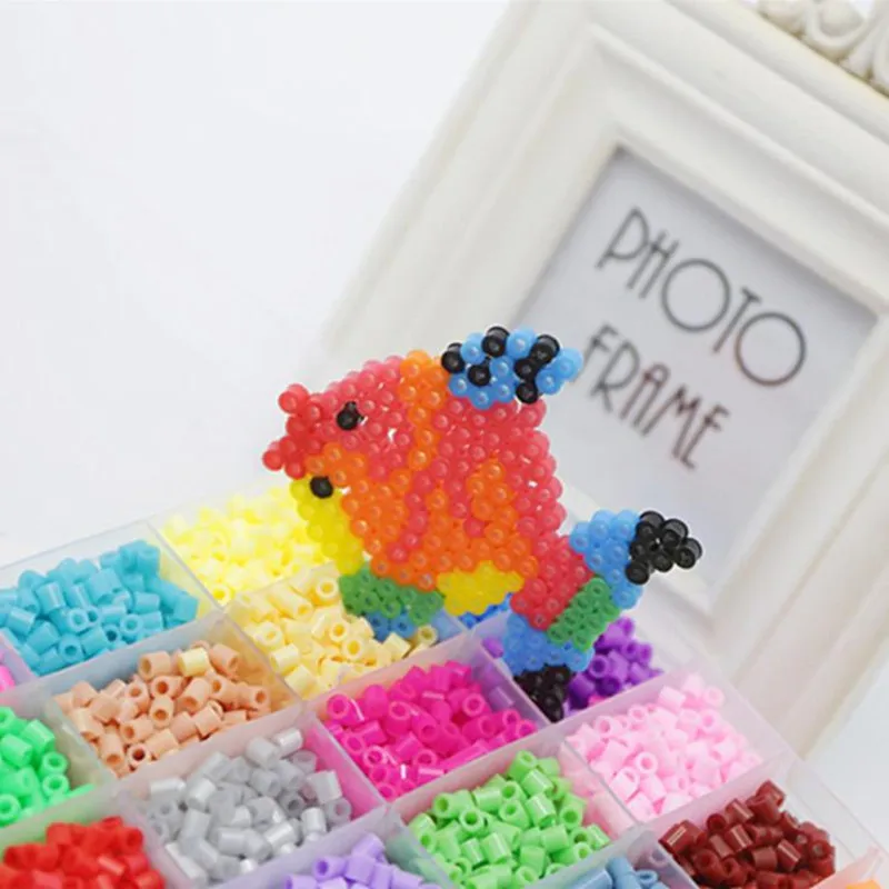 Пазлы для взрослых Perler Бусы Hama 5 мм Еда класса EVA Логические творческие DIY 4800 штук 24