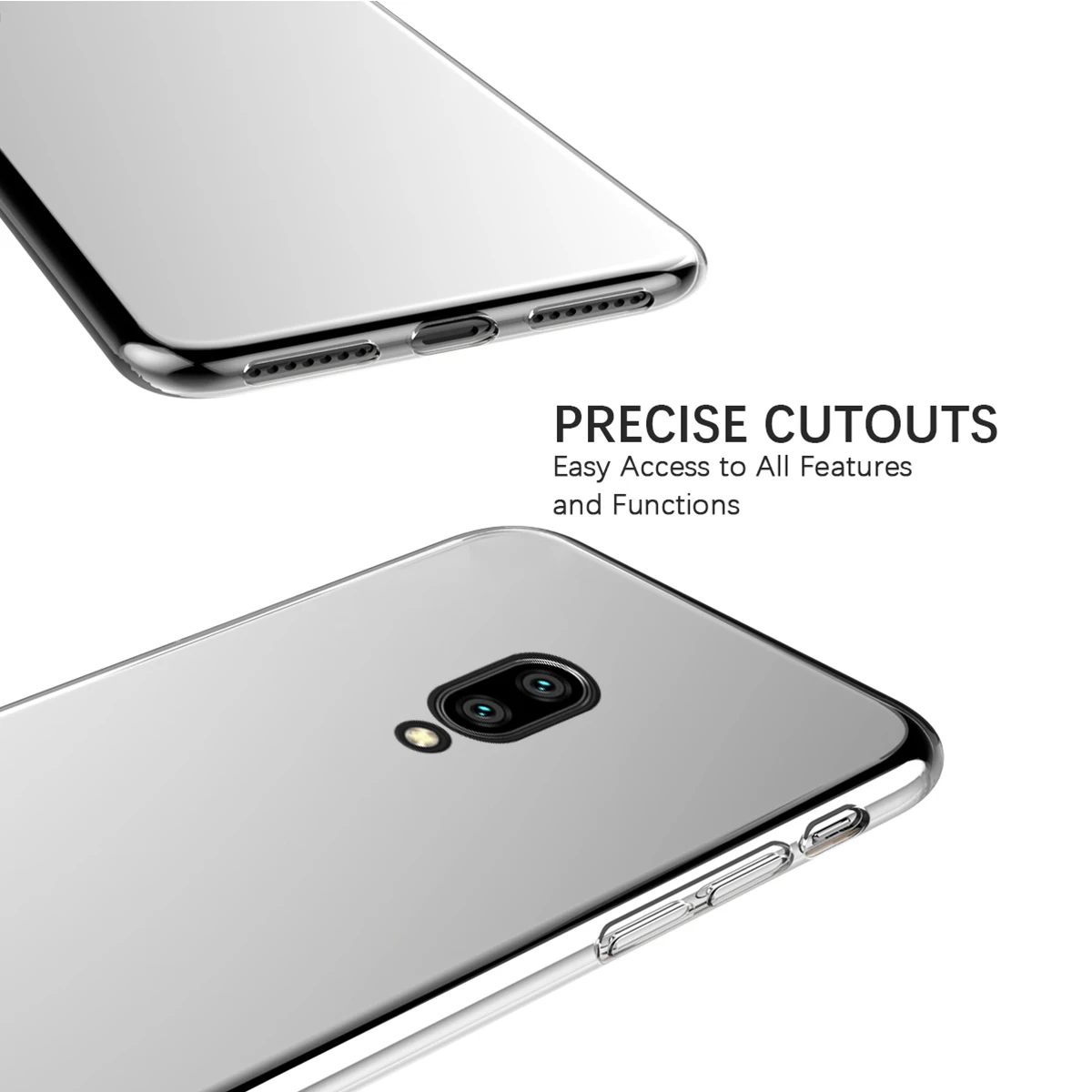 Тонкий прозрачный чехол для Oppo K3/Reno Z/Realme X/A9/A1k/Reno 10x ZOOM/Reno/R15/A7 Прозрачная мягкая