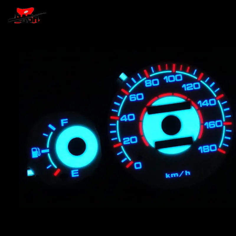 DASH EL светящийся датчик для COROLLA 1993 1997 1.6L обратное свечение белого лица голубое