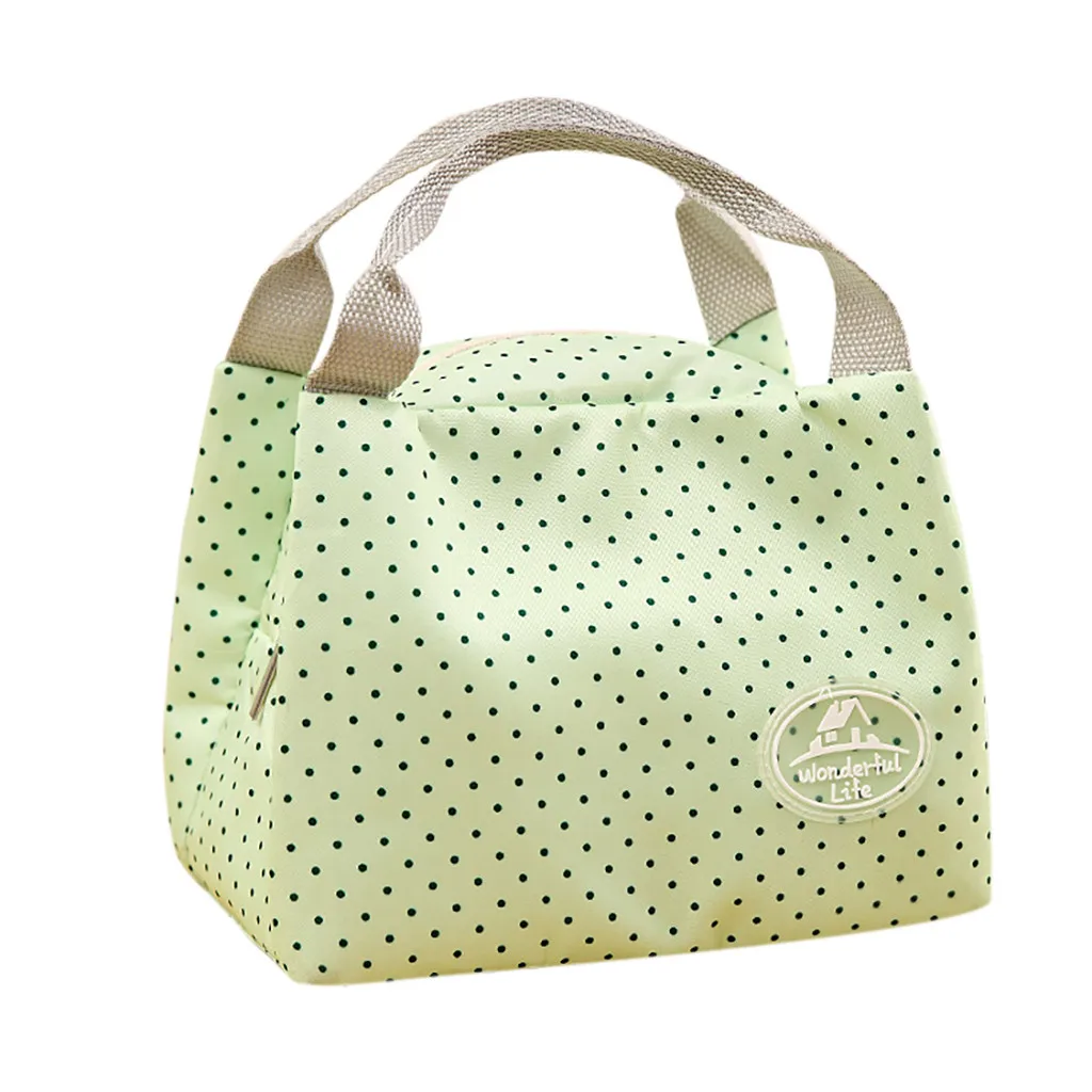 Lunch Bag Insulated Cold Stripe Picnic Carry Case Thermal Portable Box Bento Pouch Container Food Storage Bags#15 | Дом и сад