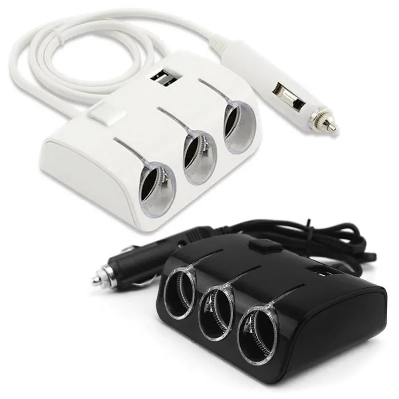 Автомобильный прикуриватель с 3 портами USB 120 Вт 5 В|charger 12v|charger chargercharger lighter |