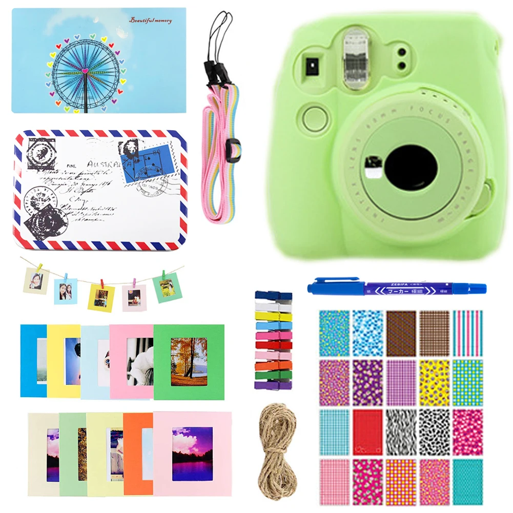 Набор аксессуаров для камеры 9 в 1 набор Fuji Instax Mini Ablum/ящик