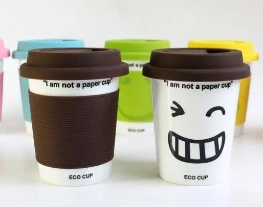 Высококачественная керамическая кружка чашка для воды офиса двухслойная