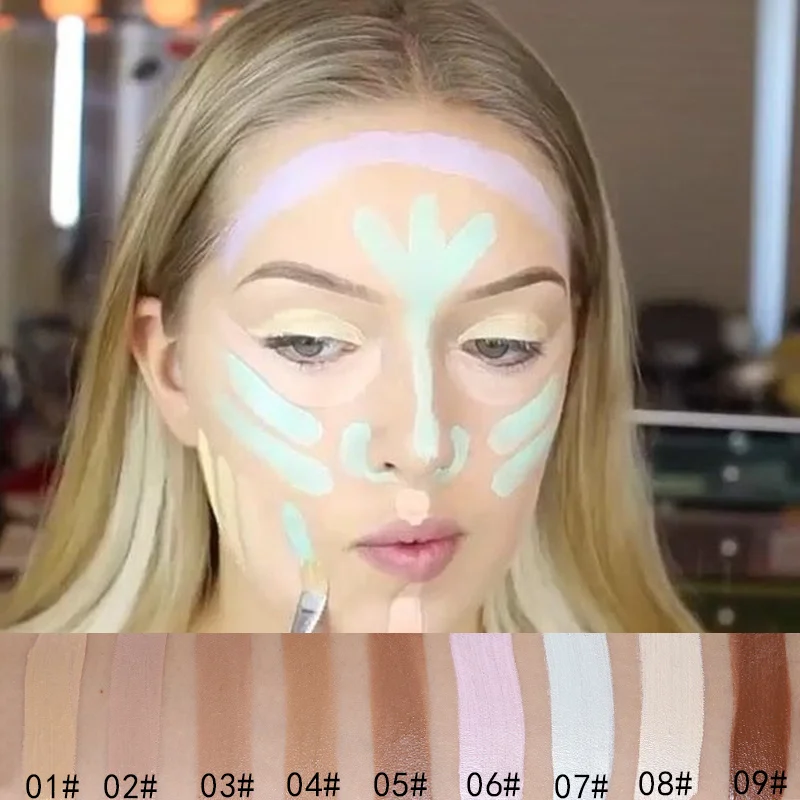 Menow контурный макияж консилер палитра хайлайтер контур набор лица