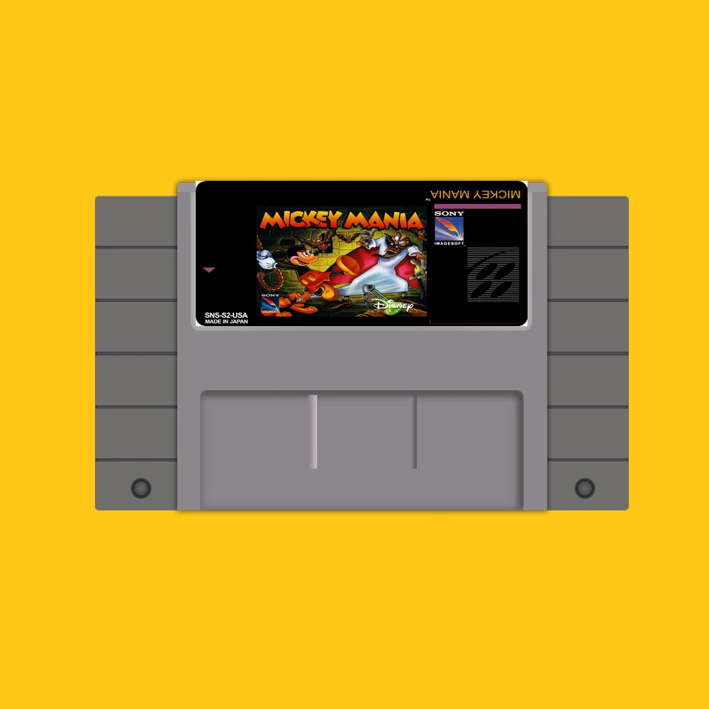 Хит продаж 46 Pin 16 бит игровой картридж NTSC Микки мания|16 bit|16 bit game cartridge16 cartridge |