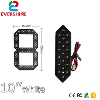 10 inch digital 7 segment gas price station led signs number module color for white red yellow and green