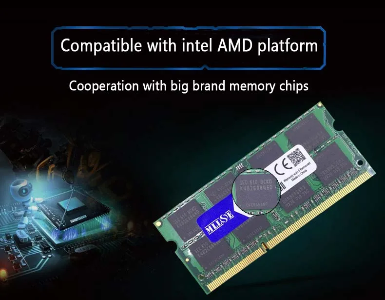 MLLSE ddr3 ram 2 ГБ 4 ГБ 8 ГБ 1066 pc3-8500 sodimm ноутбук, память ddr3 1066 МГц 4 Гб pc3-8500s sdram ноутбук, ddr3 1066 4 Гб 4g