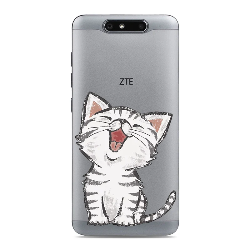 Tfshining Phone Cases for ZTE Blade V8 5.2&quot Soft Silicone Back Cover Case For bags Fundas Capa | Мобильные телефоны и