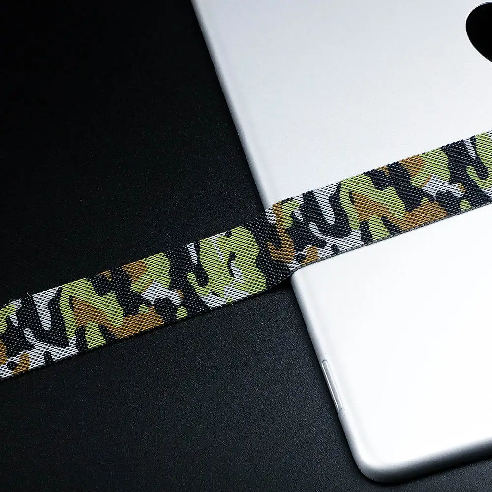 Excellent Milanese loop For Apple Watch band strap apple watch 4 band 44mm 40mm iwatch 3 2 1 42mm/38mm Better material Process - Цвет ремешка: Army Green