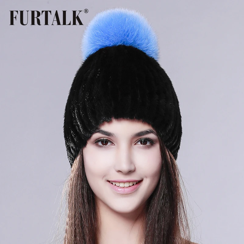 Говорить натуральным норковая меховая шапка зимняя Для женщин Меховая Шапка
