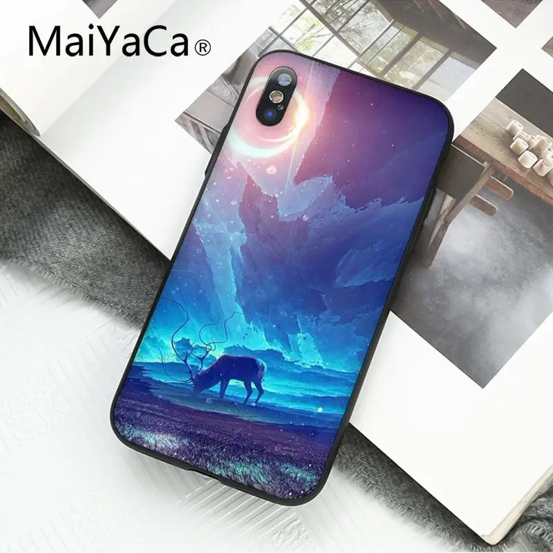 С космическим звездным принтом Чехол для мобильного телефона iphone 12 11 pro MAX X XS 6 6s 7 8