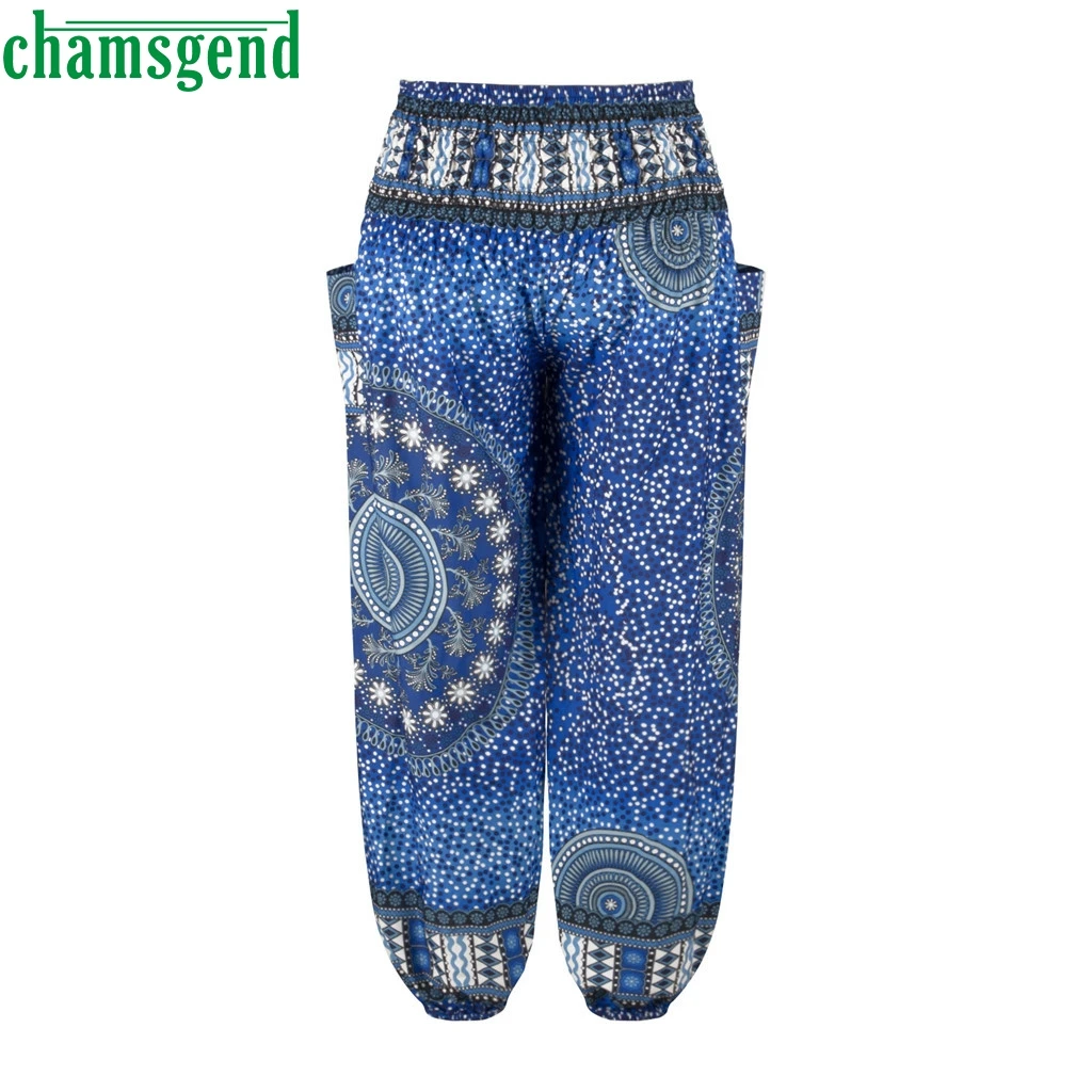 CHAMSGEND штаны для йоги размера плюс свободные мужские брюки для йоги Boho комбинезон тайские брюки хиппи Йога Спорт бег фитнес тренажерный зал Леггинсы 09