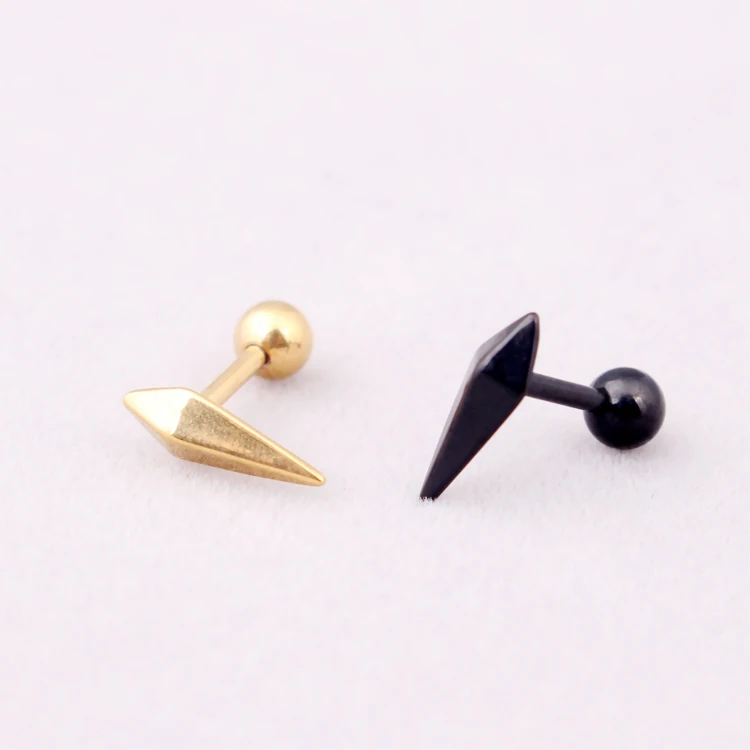Женские серьги гвоздики из нержавеющей стали в стиле панк|cross stud earrings|fashion earringsstud