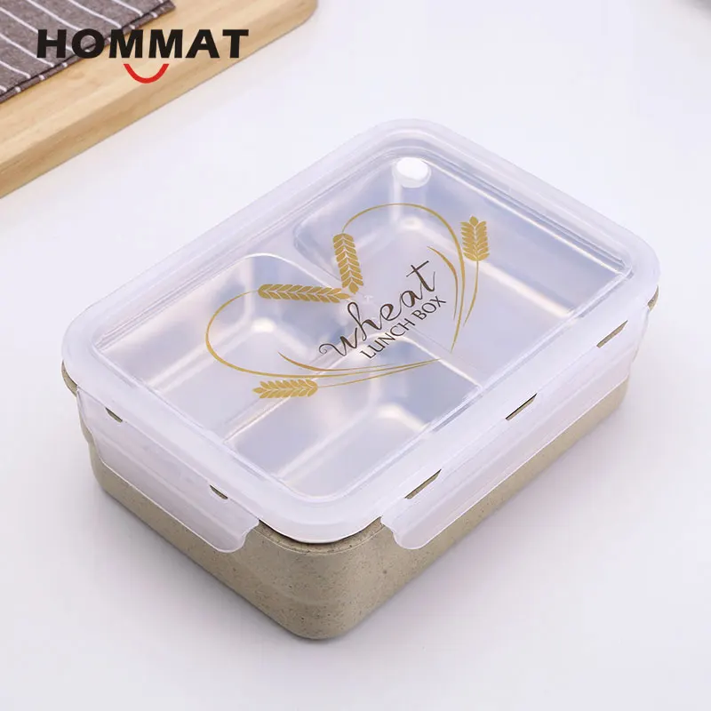 Японский контейнер для завтрака Bento Box с отделениями из нержавеющей стали пластиковый контейнер для еды коробка с контейнер для ланча сумка - Цвет: Beige