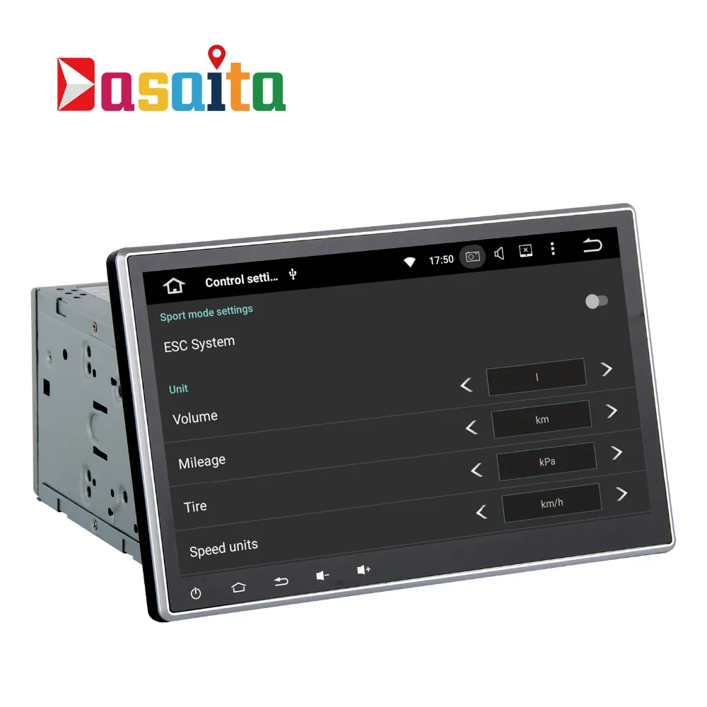 Dasaita 6 0 &quotAndroid 10 2 DVD плеер автомобиля для din универсальный автомобиль с Octa core ГБ + 32