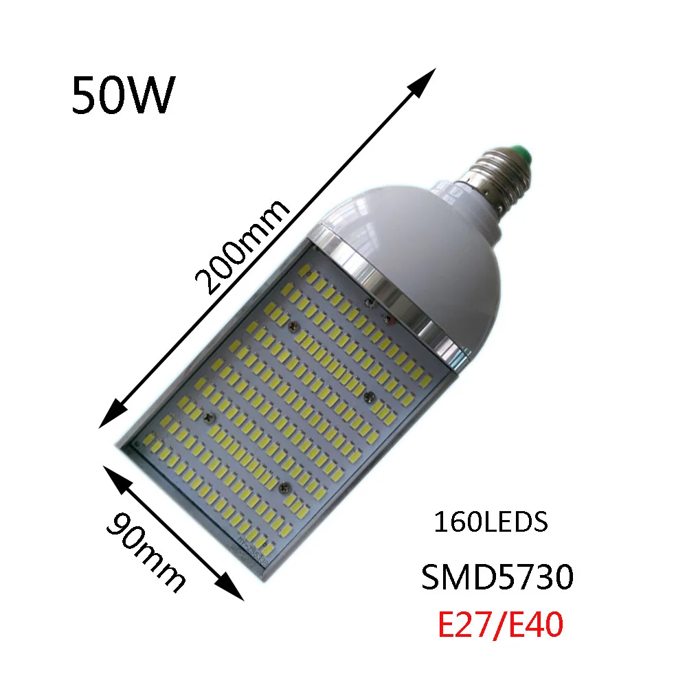 30W 45W 65W 80W 100W E27/E40 LED street Light led corn light parking lot 2 years warranty | Лампы и освещение