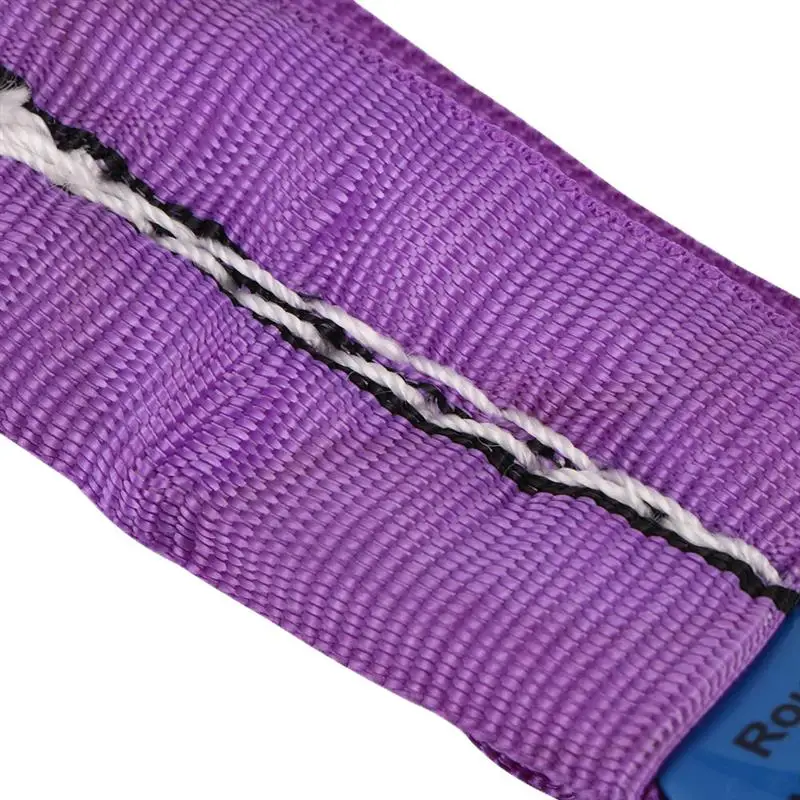 

4pcs Tow Down Straps Recovery Alloy Wheel Securing Link Straps Trailer Transporter Yellow/Purple Car Accessories