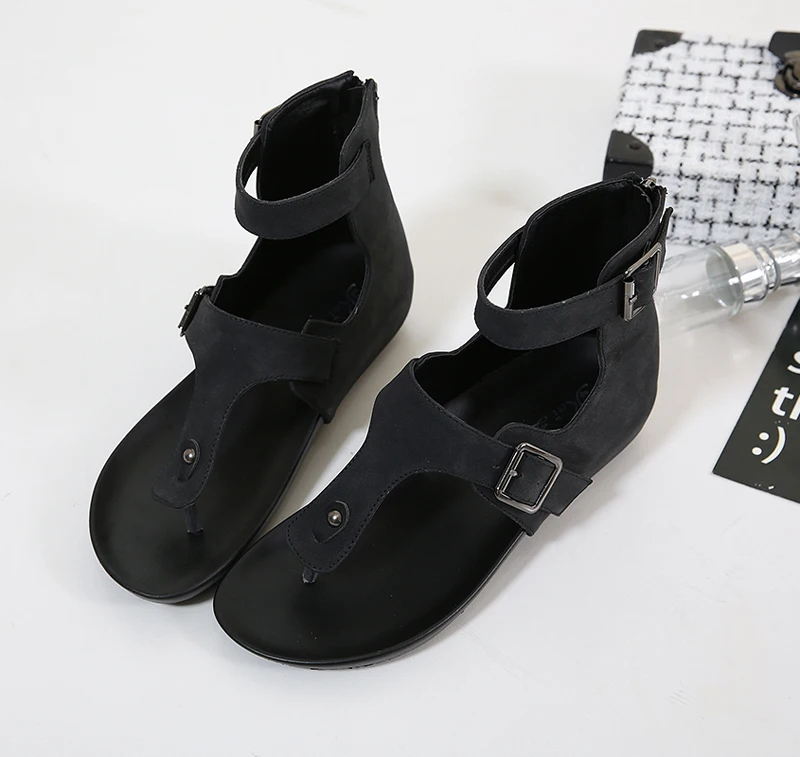 Sandalias Mujer; коллекция года; женские сандалии на плоской подошве; модные шлепанцы; повседневная обувь на плоской подошве; летние женские сандалии; сандалии-гладиаторы на плоской подошве