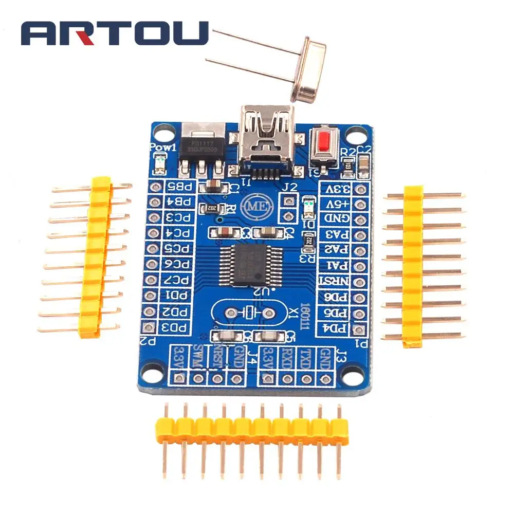 Плата разработки STM8S обучающая плата маленькая системная STM8S003F3P6 | Электронные