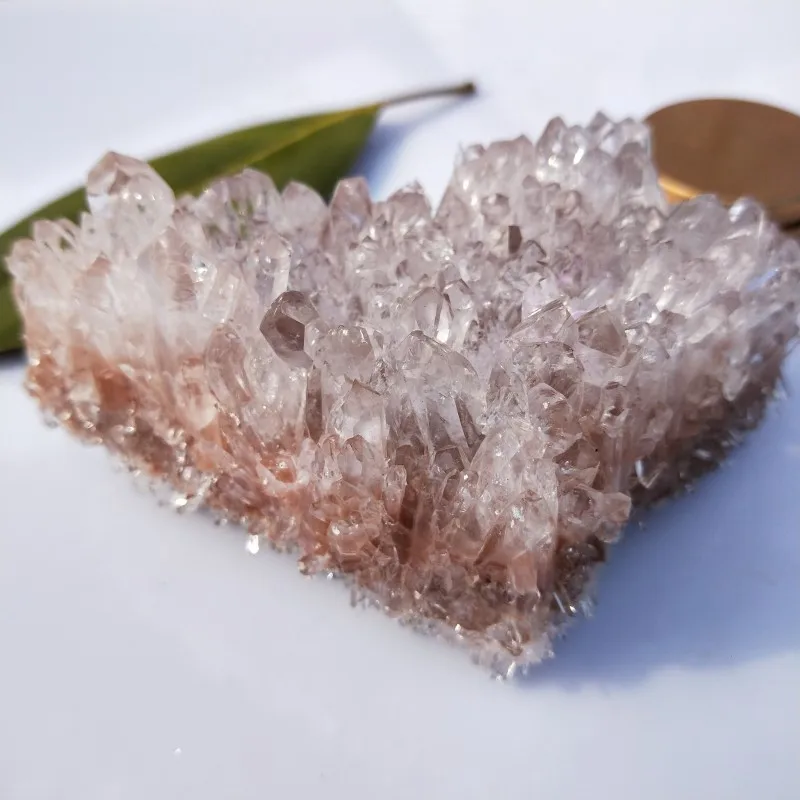 about 400g 300-700 г натуральный красный кристалл кластера сырой энергии драгоценный камень волос кварцевый камень Исцеление, лечение для рукоделия украшения дома - Цвет: about 400g