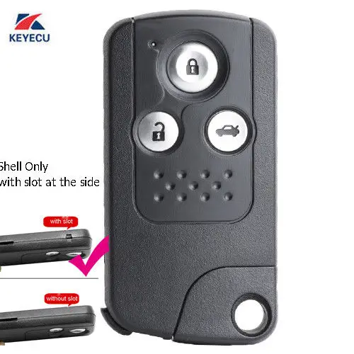 Keyecu новый запасной чехол для смарт пульта дистанционного управления 3 кнопки Honda