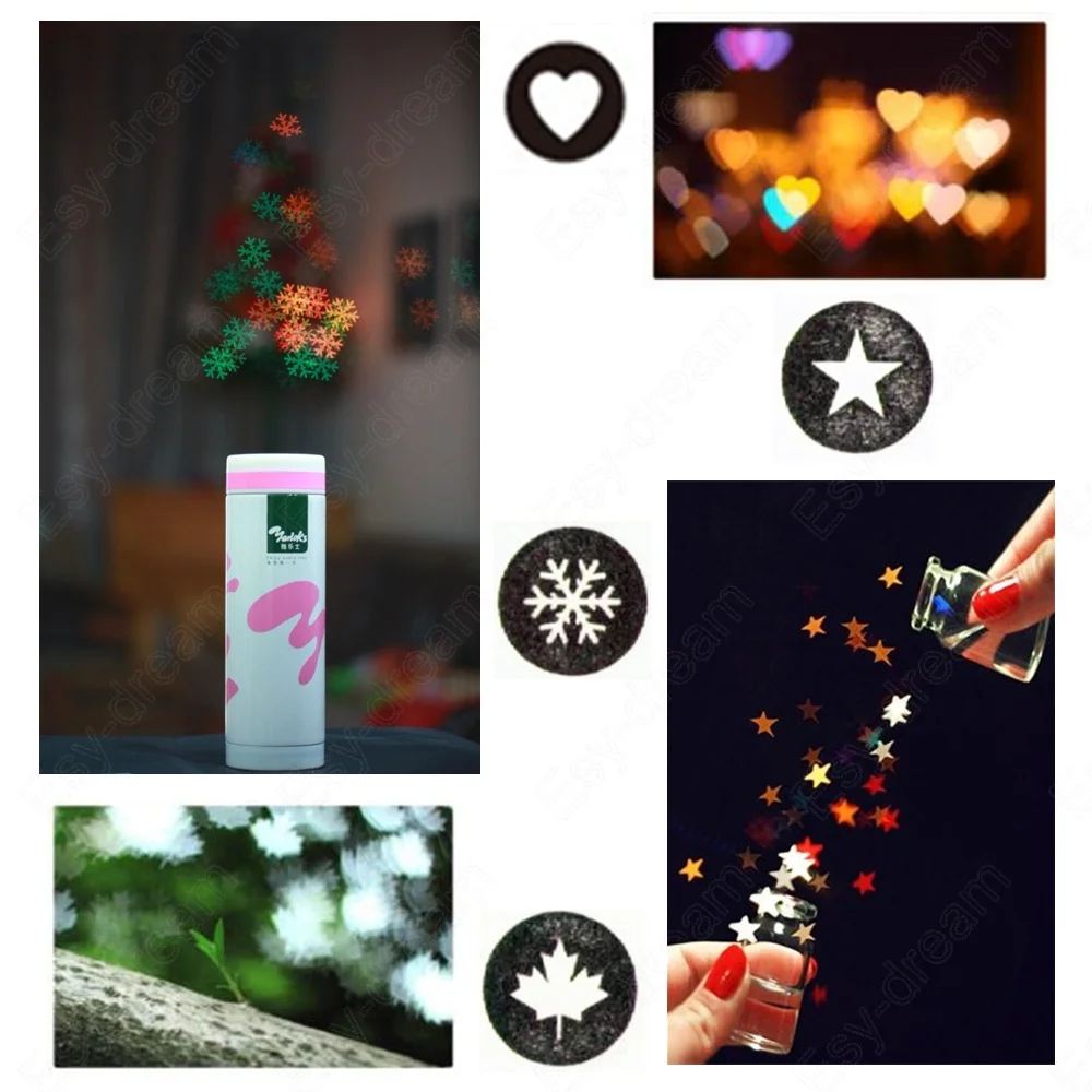 Bokeh Master Kit боке эффект крышка объектива фильтр для художественной романтической ночной сцены фотографии Canon Nikon Yongnuo Объективы