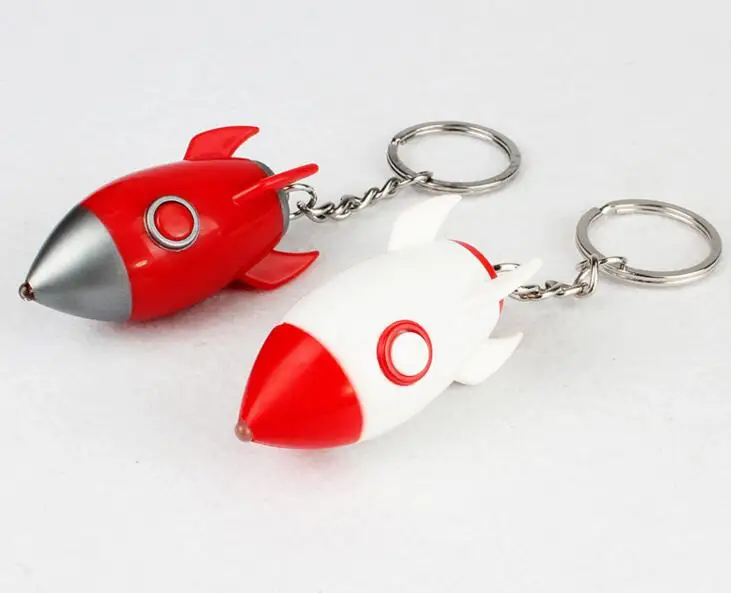 Космическая ракета Led брелок звук и свет Модель держатель бутик маленькая