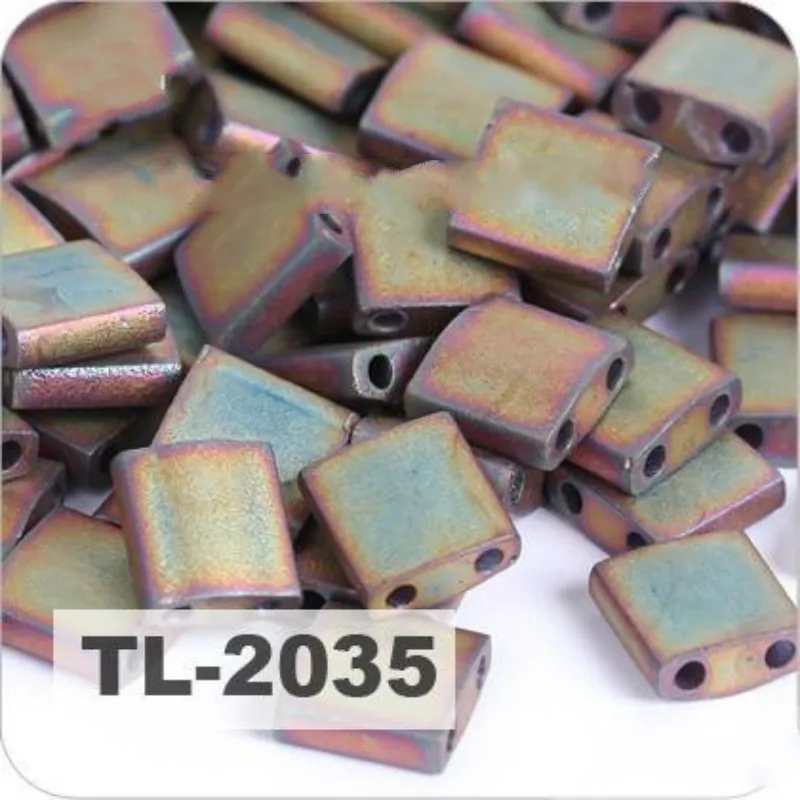 Taidian Лидер продаж Miyuki Tila стекло бусины TL2005 Матовый Металлик медь 3 г/лот DIY
