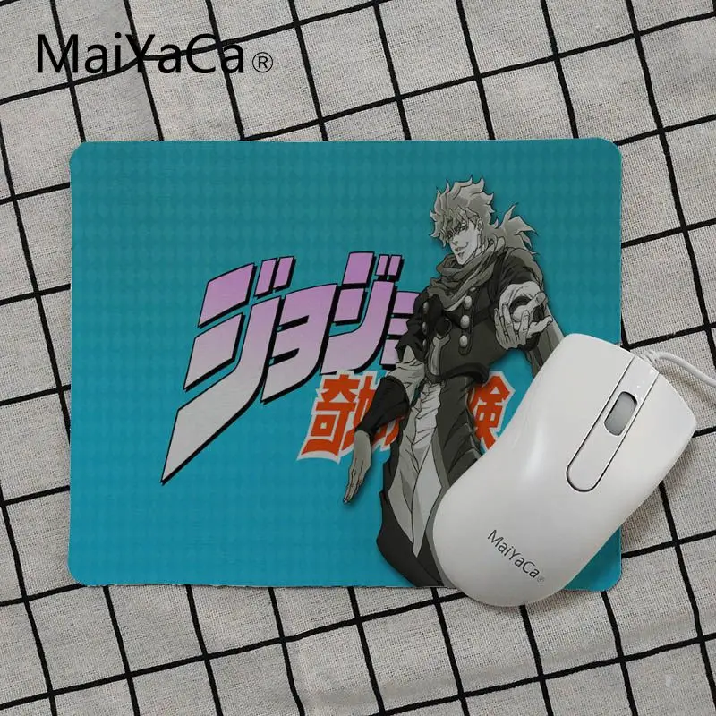 MaiYaCa Новые поступления jojo невероятное приключение уникальный настольная панель коврик для игровой мыши Размеры для 18x22 см 25x29 см) с небольшой платформой, коврик для мыши с изображением