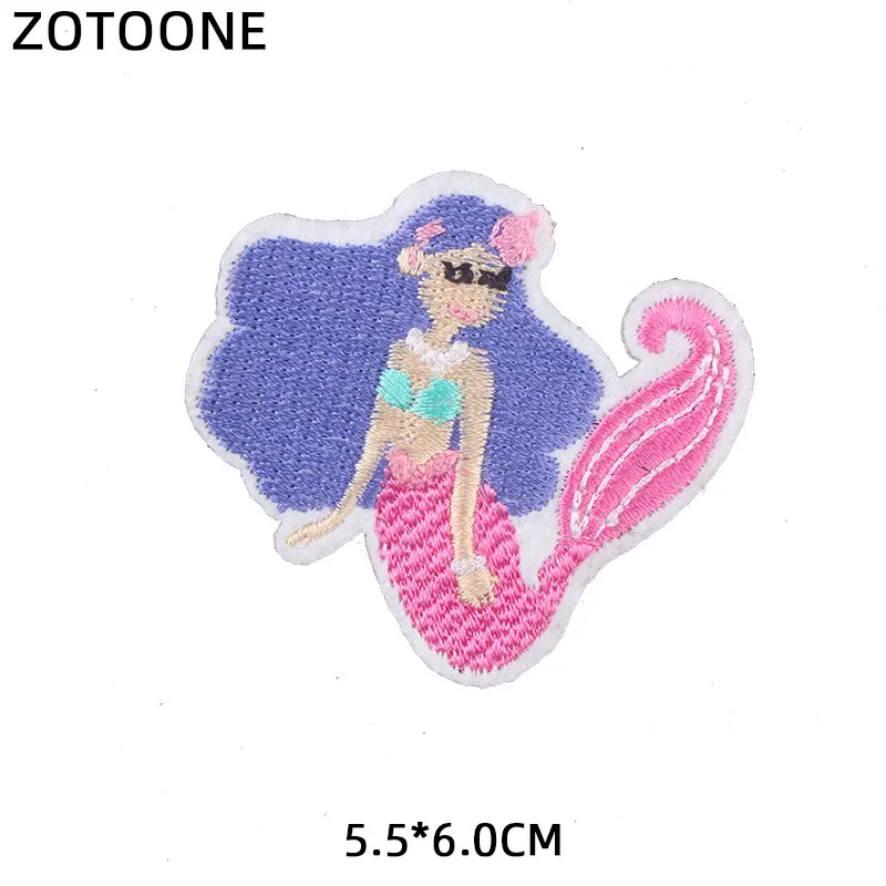 ZOTOONE утюжок на фламинго аппликации для одежду глажка наклейки девочек полоски